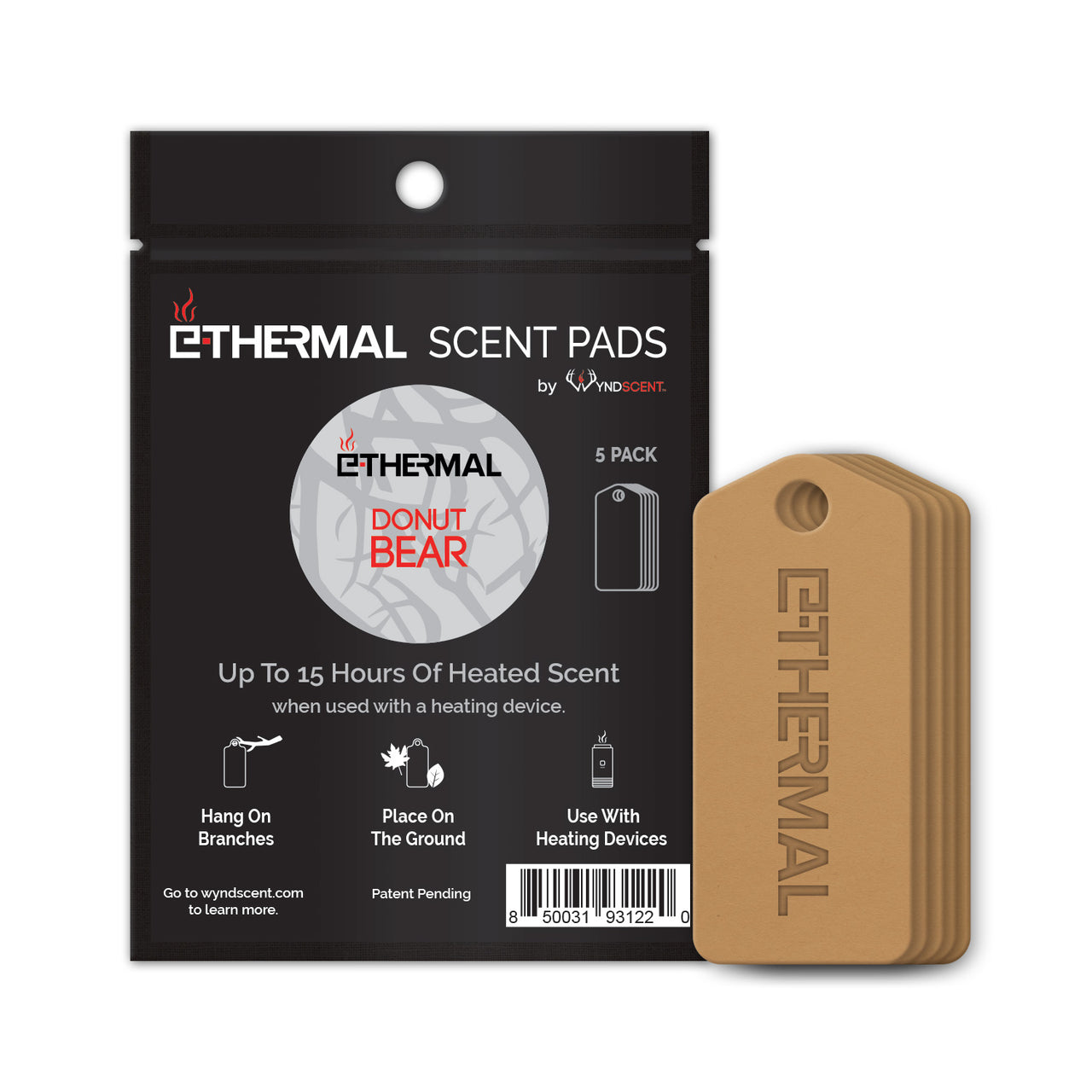 E-Thermal Scent Pad Donut Bear - 5 Pack