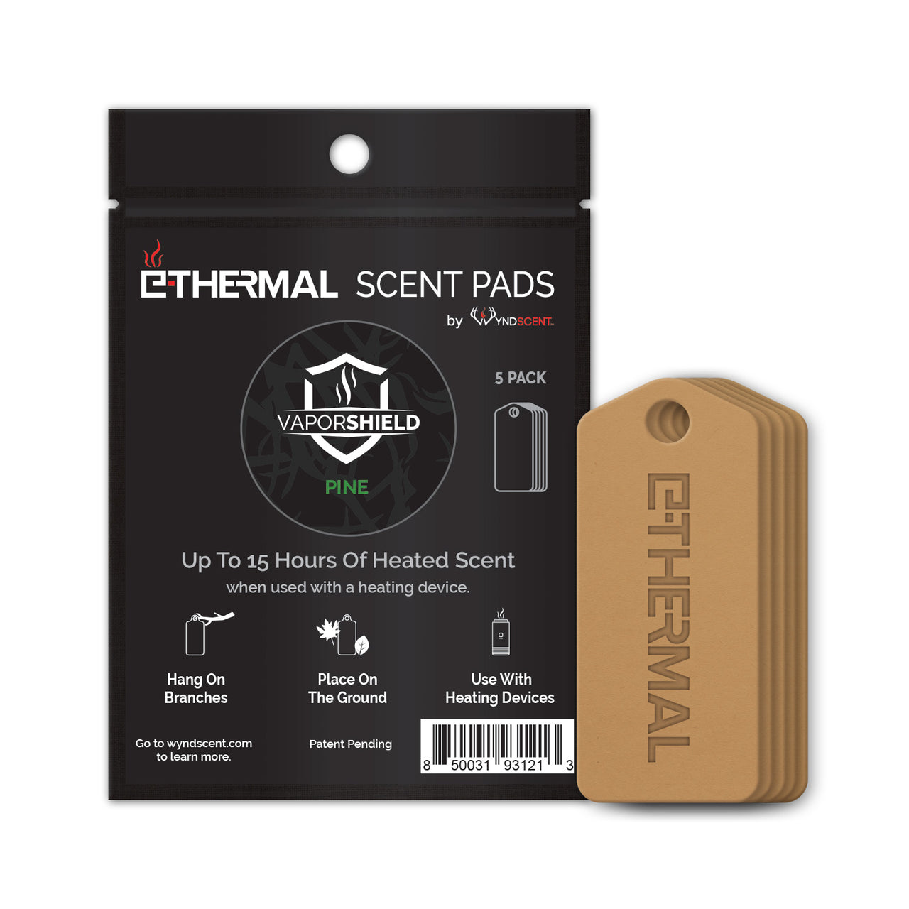 E-Thermal Scent Pad VaporShield Pine - 5 Pack