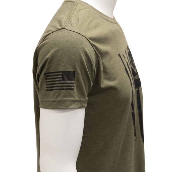 Wyndscent Military Green Patriotic T-shirt